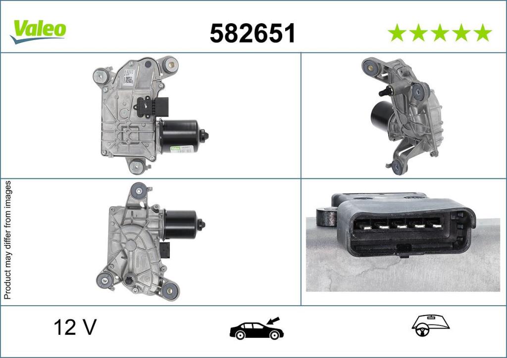 Moteur d'essuie-glace VALEO ref. 582651